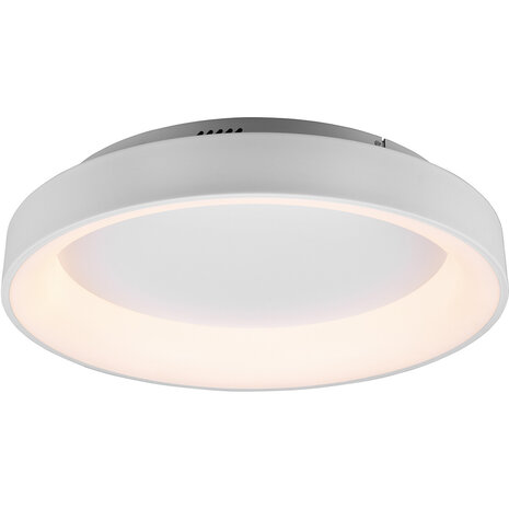 LED Plafondlamp - Plafondverlichting - Trion Gurano - 48W - Aanpasbare Kleur - Afstandsbediening - Dimbaar - Rond - Mat Wit - Aluminium LED Plafondlamp - Plafondverlichting - Trion Gurano - 48W - Aanpasbare Kleur - Afstandsbediening - Dimbaar - Rond - Mat Wit - Aluminium
