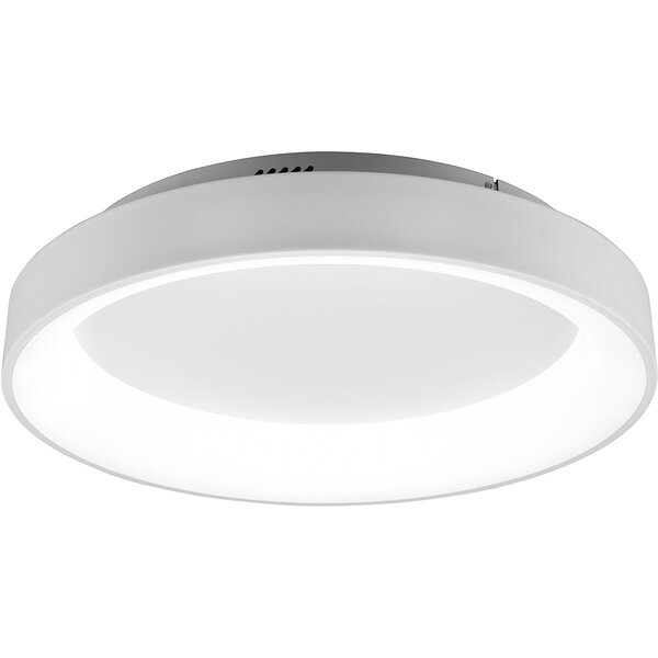 HLW LED LED Plafondlamp - Plafondverlichting - Trion Gurano - 48W - Aanpasbare Kleur - Afstandsbediening - Dimbaar - Rond - Mat Wit - Aluminium HLW LED LED Plafondlamp - Plafondverlichting - Trion Gurano - 48W - Aanpasbare Kleur - Afstandsbediening - Dimbaar - Rond - Mat Wit - Aluminium
