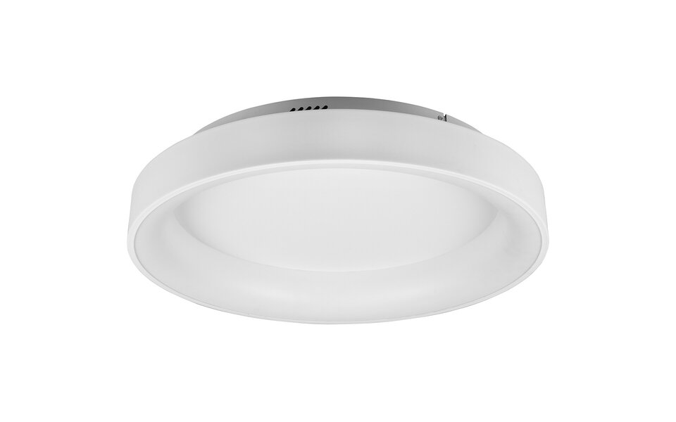 HLW LED LED Ceiling Light - Ceiling Lighting - Trion Gurano - 48W - Adjustable Color - Remote Control - Dimmable - Round - Matte White - Aluminum