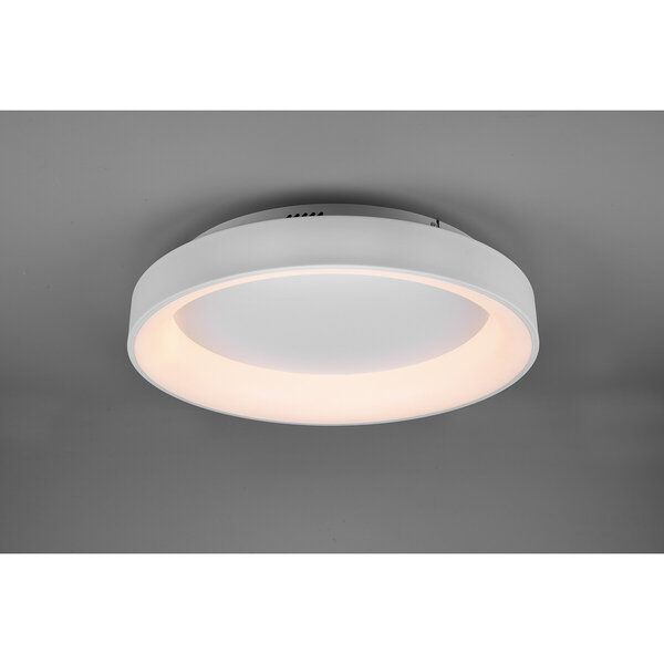 HLW LED LED Plafondlamp - Plafondverlichting - Trion Gurano - 48W - Aanpasbare Kleur - Afstandsbediening - Dimbaar - Rond - Mat Wit - Aluminium HLW LED LED Plafondlamp - Plafondverlichting - Trion Gurano - 48W - Aanpasbare Kleur - Afstandsbediening - Dimbaar - Rond - Mat Wit - Aluminium