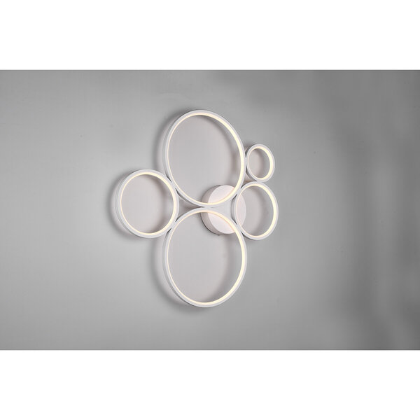 HLW LED LED Plafondlamp - Trion Rondy - 49W - Warm Wit 3000K - Dimbaar - Rond - Mat Wit - Aluminium HLW LED LED Plafondlamp - Trion Rondy - 49W - Warm Wit 3000K - Dimbaar - Rond - Mat Wit - Aluminium