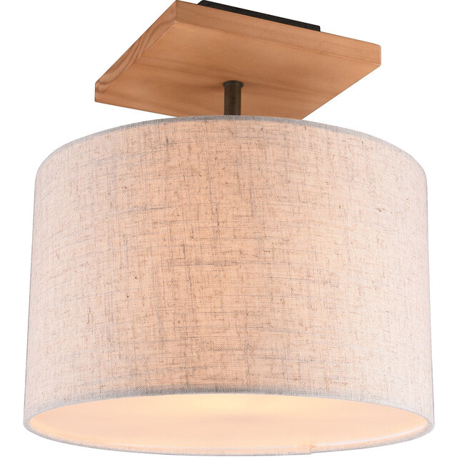 Trion Elmas LED plafondlamp Ø350 mat nikkel E27 Verlichting per ruimte Trion Elmas LED plafondlamp Ø350 mat nikkel E27 Verlichting per ruimte