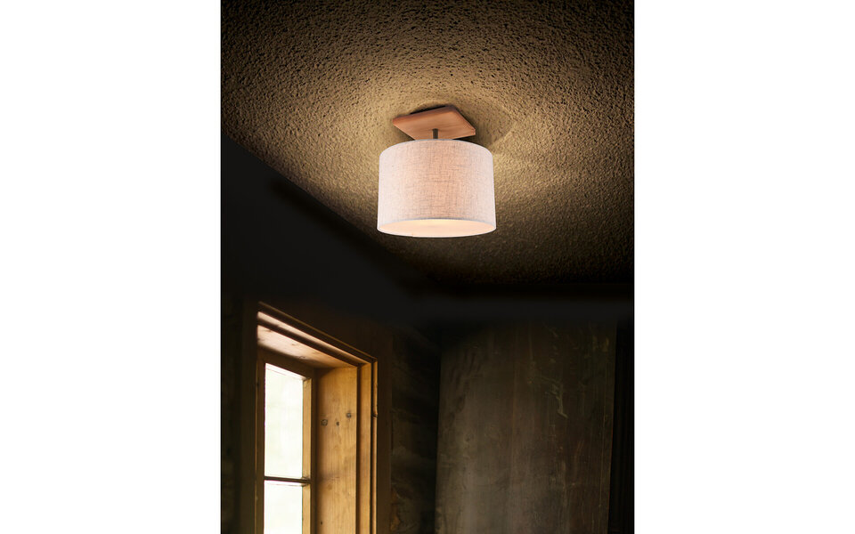 HLW LED LED Ceiling Light - Ceiling Lighting - Trion Elmas - E27 Fitting - Round - Antique Nickel - Aluminum HLW LED LED Ceiling Light - Ceiling Lighting - Trion Elmas - E27 Fitting - Round - Antique Nickel - Aluminum