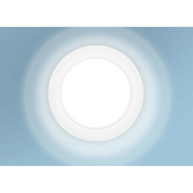 HLW LED LED Downlight Pro - Aigi Trinko - Surface Mounted Square 18W - Warm White 3000K - Matte White - Plastic