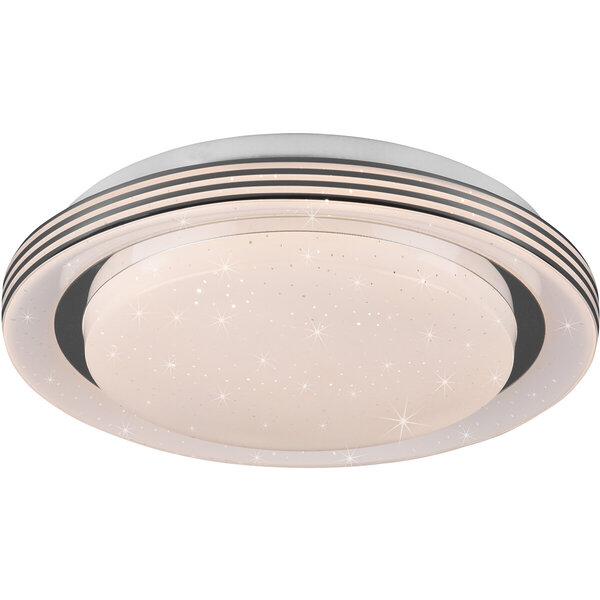 HLW LED LED Plafondlamp - Plafondverlichting - Trion Atras - 10.5W - Aanpasbare Kleur - Afstandsbediening - Dimbaar - Sterlicht - Rond - Mat Wit - Kunststof HLW LED LED Plafondlamp - Plafondverlichting - Trion Atras - 10.5W - Aanpasbare Kleur - Afstandsbediening - Dimbaar - Sterlicht - Rond - Mat Wit - Kunststof