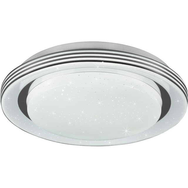 ronde dimbare LED plafondlamp met 1080 lumen en instelbare kleurtemperatuur in wit kunststof