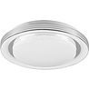 HLW LED LED Ceiling Lamp - Ceiling Lighting - Trion Atras - 10.5W - Adjustable Color - Remote Control - Dimmable - Star Light - Round - Matte White - Plastic
