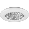 HLW LED LED Ceiling Light with Fan - Ceiling Fan - Trion Romina - 39W - Adjustable Color - Remote Control - RGBW - Dimmable - Round - Matte Titanium - Plastic HLW LED LED Ceiling Light with Fan - Ceiling Fan - Trion Romina - 39W - Adjustable Color - Remote Control - RGBW - Dimmable - Round - Matte Titanium - Plastic
