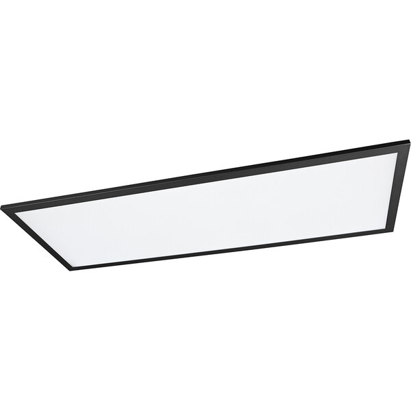 HLW LED LED Plafondlamp - Plafondverlichting - Trion Tirus - 34W - Aanpasbare Kleur - Afstandsbediening - Dimbaar - Rechthoek - Mat Zwart - Aluminium HLW LED LED Plafondlamp - Plafondverlichting - Trion Tirus - 34W - Aanpasbare Kleur - Afstandsbediening - Dimbaar - Rechthoek - Mat Zwart - Aluminium