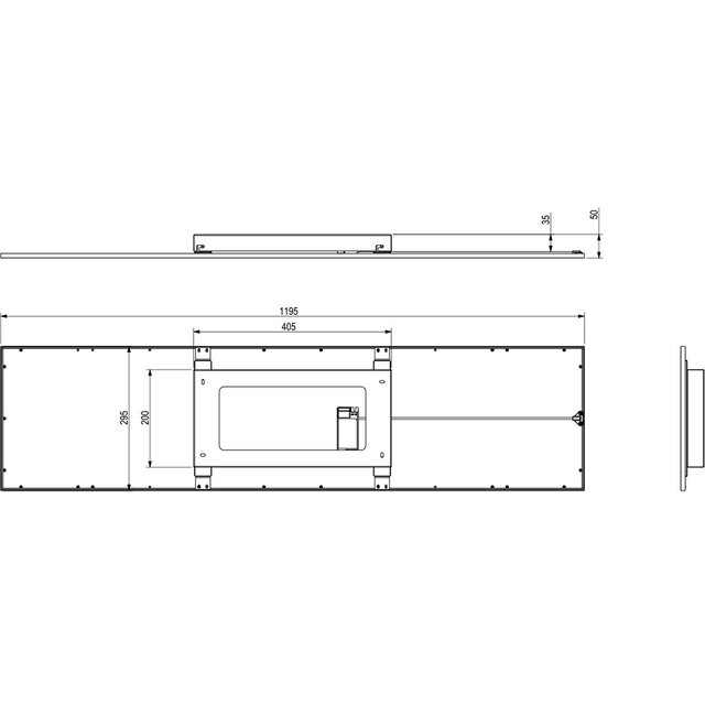 HLW LED LED Plafondlamp - Plafondverlichting - Trion Tirus XL - 34W - Aanpasbare Kleur - Afstandsbediening - Dimbaar - Rechthoek - Mat Zwart - Aluminium