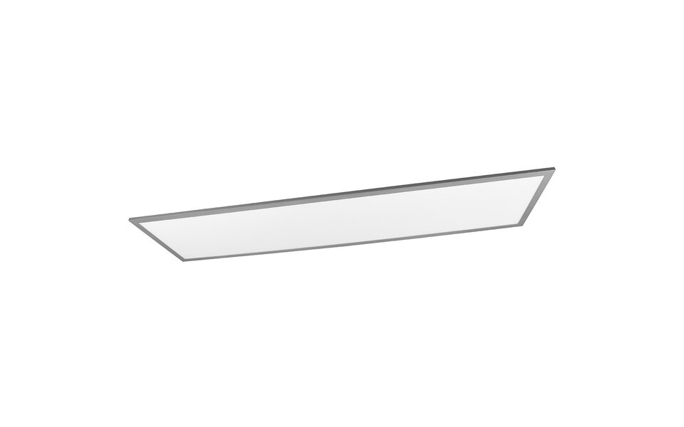 HLW LED LED Plafondlamp - Plafondverlichting - Trion Tirus XL - 34W - Aanpasbare Kleur - Afstandsbediening - Dimbaar - Rechthoek - Mat Titaan - Aluminium