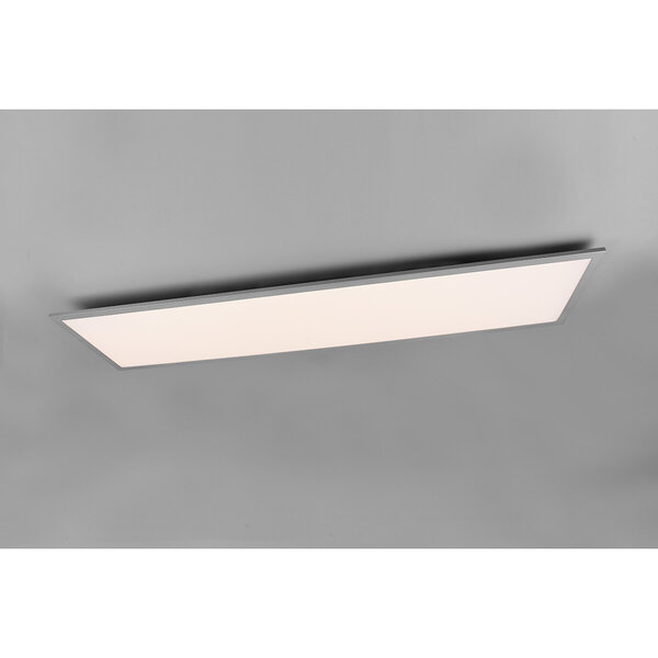 HLW LED LED Plafondlamp - Plafondverlichting - Trion Tirus XL - 34W - Aanpasbare Kleur - Afstandsbediening - Dimbaar - Rechthoek - Mat Titaan - Aluminium HLW LED LED Plafondlamp - Plafondverlichting - Trion Tirus XL - 34W - Aanpasbare Kleur - Afstandsbediening - Dimbaar - Rechthoek - Mat Titaan - Aluminium