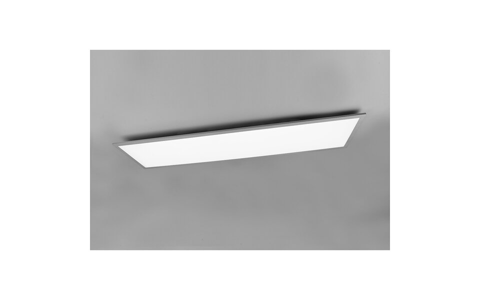 HLW LED LED Ceiling Lamp - Ceiling Lighting - Trion Tirus XL - 34W - Adjustable Color - Remote Control - Dimmable - Rectangle - Matte Titanium - Aluminum HLW LED LED Ceiling Lamp - Ceiling Lighting - Trion Tirus XL - 34W - Adjustable Color - Remote Control - Dimmable - Rectangle - Matte Titanium - Aluminum
