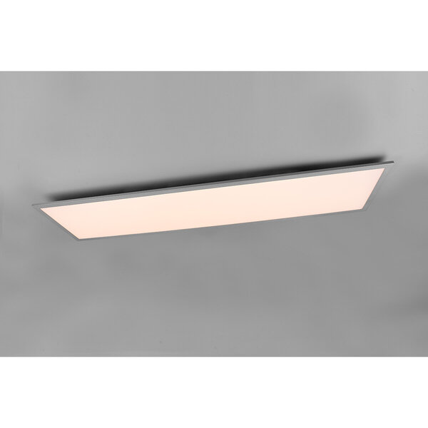 HLW LED LED Plafondlamp - Plafondverlichting - Trion Tirus XL - 34W - Aanpasbare Kleur - Afstandsbediening - Dimbaar - Rechthoek - Mat Titaan - Aluminium HLW LED LED Plafondlamp - Plafondverlichting - Trion Tirus XL - 34W - Aanpasbare Kleur - Afstandsbediening - Dimbaar - Rechthoek - Mat Titaan - Aluminium