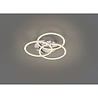 HLW LED LED Ceiling Lamp - Ceiling Lighting - Trion Corcol - 27W - Adjustable Color - Round - Matte Nickel - Aluminum