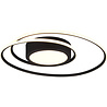 Trion Yivon LED plafondlamp mat zwart 56W dimbaar 6800lm Verlichting per ruimte