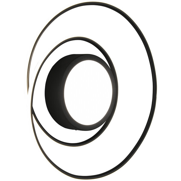 HLW LED LED Plafondlamp - Plafondverlichting - Trion Yivon - 56W - Aanpasbare Kleur - Afstandsbediening - Dimbaar - Rond - Mat Zwart - Aluminium HLW LED LED Plafondlamp - Plafondverlichting - Trion Yivon - 56W - Aanpasbare Kleur - Afstandsbediening - Dimbaar - Rond - Mat Zwart - Aluminium