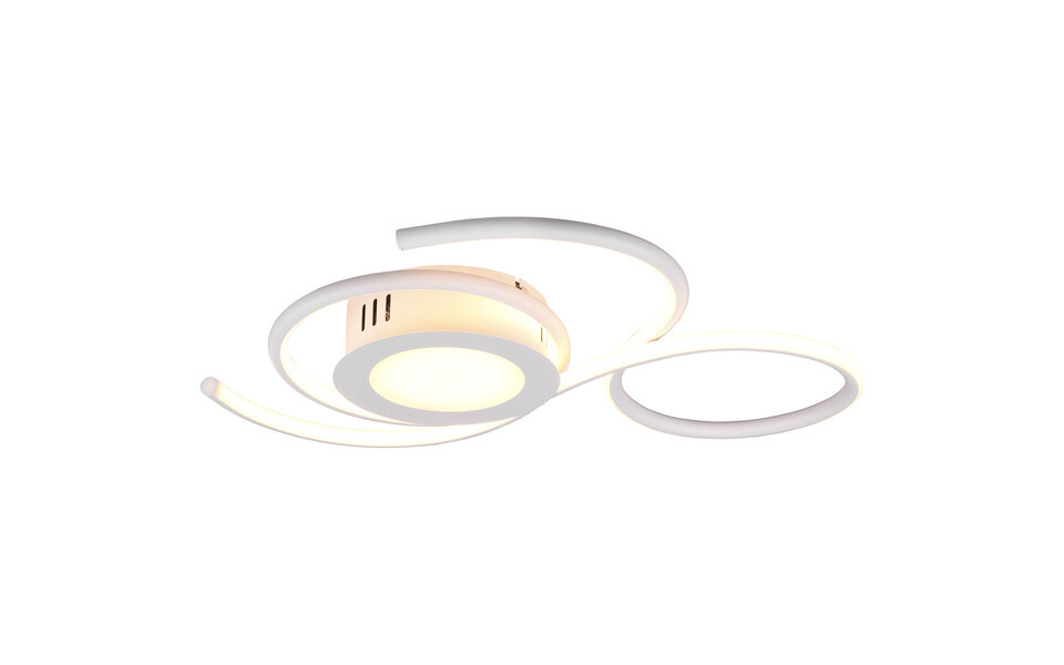 HLW LED LED Ceiling Lamp - Ceiling Lighting - Trion Jivino - 36W - Adjustable Color - Dimmable - Round - Matte White - Aluminum