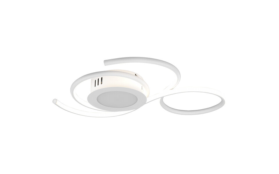 HLW LED LED Ceiling Lamp - Ceiling Lighting - Trion Jivino - 36W - Adjustable Color - Dimmable - Round - Matte White - Aluminum