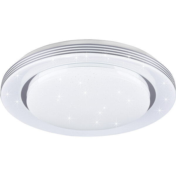 HLW LED LED Plafondlamp - Plafondverlichting - Trion Atras - 22.5W - Aanpasbare Kleur - Afstandsbediening - Dimbaar - Sterlicht - Rond - Mat Wit - Kunststof HLW LED LED Plafondlamp - Plafondverlichting - Trion Atras - 22.5W - Aanpasbare Kleur - Afstandsbediening - Dimbaar - Sterlicht - Rond - Mat Wit - Kunststof