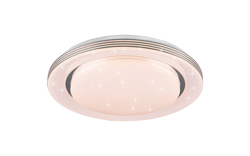 HLW LED LED Plafondlamp - Plafondverlichting - Trion Atras - 22.5W - Aanpasbare Kleur - Afstandsbediening - Dimbaar - Sterlicht - Rond - Mat Wit - Kunststof HLW LED LED Plafondlamp - Plafondverlichting - Trion Atras - 22.5W - Aanpasbare Kleur - Afstandsbediening - Dimbaar - Sterlicht - Rond - Mat Wit - Kunststof