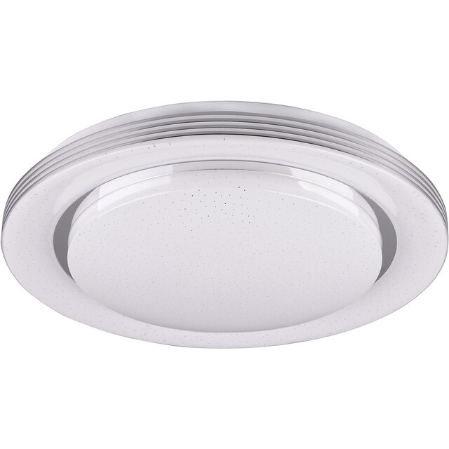 HLW LED LED Plafondlamp - Plafondverlichting - Trion Atras - 22.5W - Aanpasbare Kleur - Afstandsbediening - Dimbaar - Sterlicht - Rond - Mat Wit - Kunststof HLW LED LED Plafondlamp - Plafondverlichting - Trion Atras - 22.5W - Aanpasbare Kleur - Afstandsbediening - Dimbaar - Sterlicht - Rond - Mat Wit - Kunststof