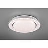 HLW LED LED Ceiling Light - Ceiling Lighting - Trion Atras - 22.5W - Adjustable Color - Remote Control - Dimmable - Star Light - Round - Matte White - Plastic
