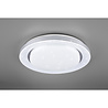 HLW LED LED Ceiling Light - Ceiling Lighting - Trion Atras - 22.5W - Adjustable Color - Remote Control - Dimmable - Star Light - Round - Matte White - Plastic