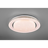 HLW LED LED Ceiling Light - Ceiling Lighting - Trion Atras - 22.5W - Adjustable Color - Remote Control - Dimmable - Star Light - Round - Matte White - Plastic