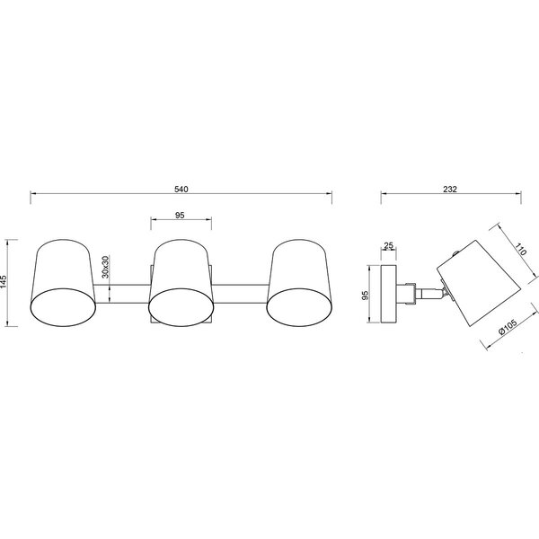 HLW LED LED Plafondspot - Trion Bimm - E14 Fitting - 3-lichts - Rond - Antiek Nikkel - Aluminium HLW LED LED Plafondspot - Trion Bimm - E14 Fitting - 3-lichts - Rond - Antiek Nikkel - Aluminium