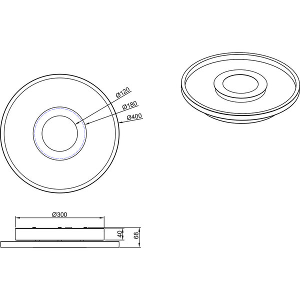 HLW LED LED Plafondlamp - Badkamerlamp - Trion Asmaya - Opbouw Rond 35W - Spatwaterdicht IP44 - Dimbaar - Warm Wit 3000K - Mat Chroom - Aluminium HLW LED LED Plafondlamp - Badkamerlamp - Trion Asmaya - Opbouw Rond 35W - Spatwaterdicht IP44 - Dimbaar - Warm Wit 3000K - Mat Chroom - Aluminium