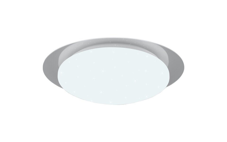 HLW LED LED Plafondlamp - Badkamerlamp - Trion Frozen - 12W - RGBW - Dimbaar - Afstandsbediening - Sterlicht - Rond - Mat Wit - Kunststof