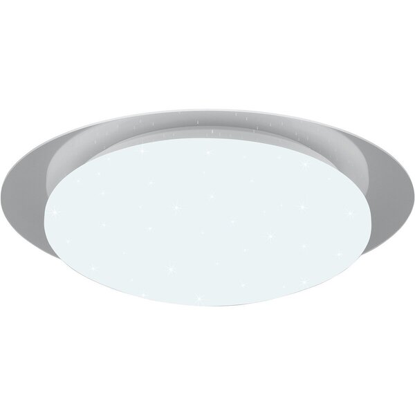 HLW LED LED Plafondlamp - Badkamerlamp - Trion Frozen - 12W - RGBW - Dimbaar - Afstandsbediening - Sterlicht - Rond - Mat Wit - Kunststof HLW LED LED Plafondlamp - Badkamerlamp - Trion Frozen - 12W - RGBW - Dimbaar - Afstandsbediening - Sterlicht - Rond - Mat Wit - Kunststof