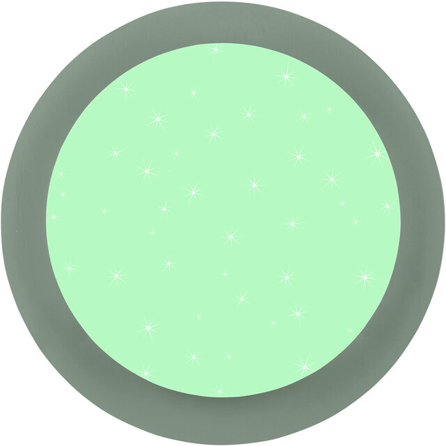 HLW LED LED Plafondlamp - Badkamerlamp - Trion Frozen - 12W - RGBW - Dimbaar - Afstandsbediening - Sterlicht - Rond - Mat Wit - Kunststof