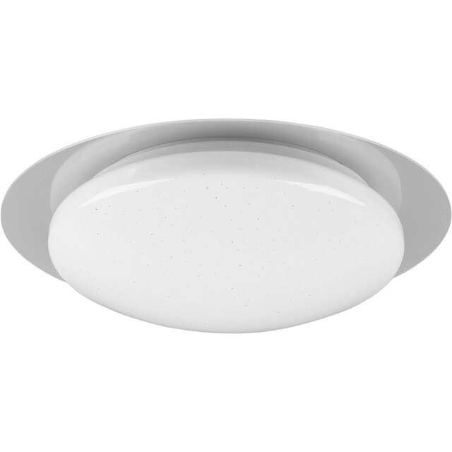 HLW LED LED Plafondlamp - Badkamerlamp - Trion Frozen - 12W - RGBW - Dimbaar - Afstandsbediening - Sterlicht - Rond - Mat Wit - Kunststof
