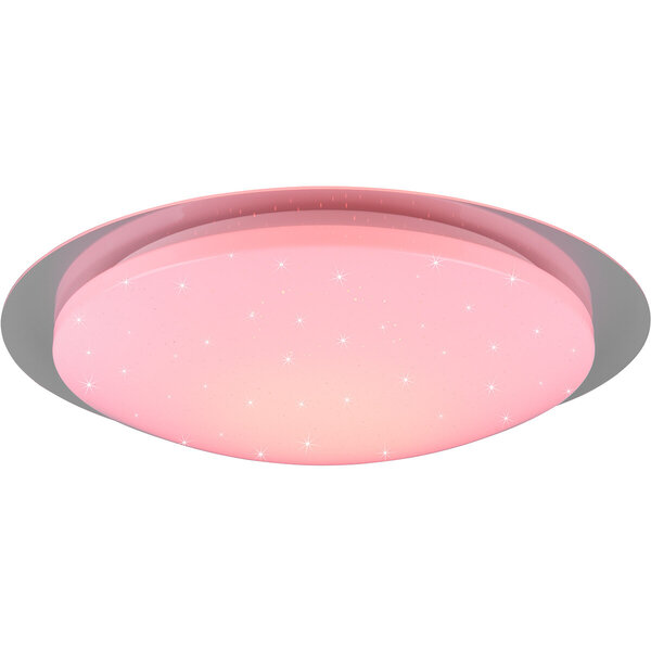 HLW LED LED Plafondlamp - Badkamerlamp - Trion Frozen - 18.5W - RGBW - Dimbaar - Afstandsbediening - Sterlicht - Rond - Mat Wit - Kunststof HLW LED LED Plafondlamp - Badkamerlamp - Trion Frozen - 18.5W - RGBW - Dimbaar - Afstandsbediening - Sterlicht - Rond - Mat Wit - Kunststof