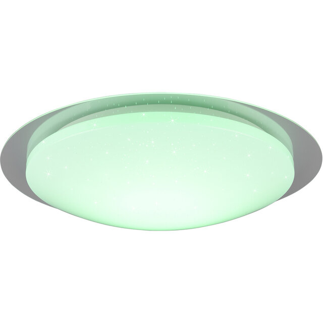 HLW LED LED Plafondlamp - Badkamerlamp - Trion Frozen - 18.5W - RGBW - Dimbaar - Afstandsbediening - Sterlicht - Rond - Mat Wit - Kunststof
