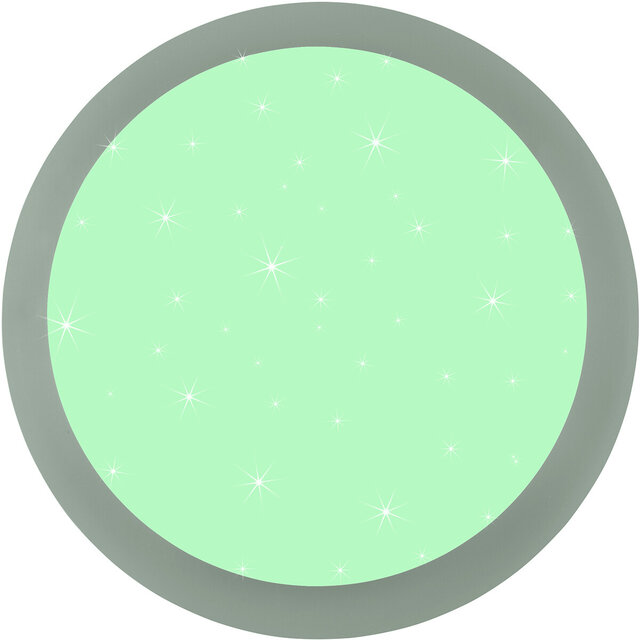 HLW LED LED Plafondlamp - Badkamerlamp - Trion Frozen - 18.5W - RGBW - Dimbaar - Afstandsbediening - Sterlicht - Rond - Mat Wit - Kunststof