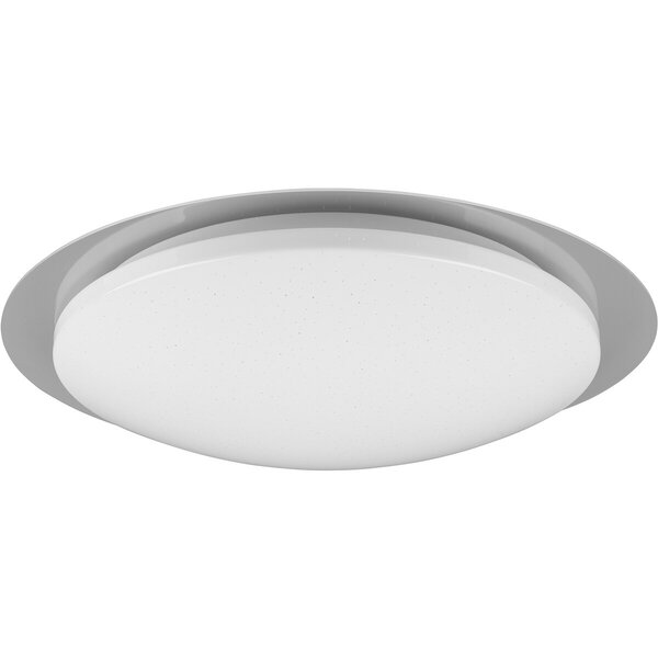 HLW LED LED Plafondlamp - Badkamerlamp - Trion Frozen - 18.5W - RGBW - Dimbaar - Afstandsbediening - Sterlicht - Rond - Mat Wit - Kunststof HLW LED LED Plafondlamp - Badkamerlamp - Trion Frozen - 18.5W - RGBW - Dimbaar - Afstandsbediening - Sterlicht - Rond - Mat Wit - Kunststof