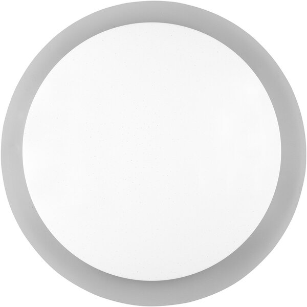 HLW LED LED Plafondlamp - Badkamerlamp - Trion Frozen - 18.5W - RGBW - Dimbaar - Afstandsbediening - Sterlicht - Rond - Mat Wit - Kunststof HLW LED LED Plafondlamp - Badkamerlamp - Trion Frozen - 18.5W - RGBW - Dimbaar - Afstandsbediening - Sterlicht - Rond - Mat Wit - Kunststof