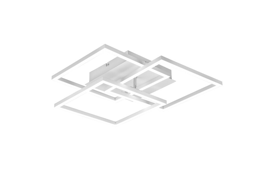 HLW LED LED Ceiling Light - Trion Mibal - 28W - Adjustable Color - Remote Control - Dimmable - Rectangle - Matte White - Aluminum