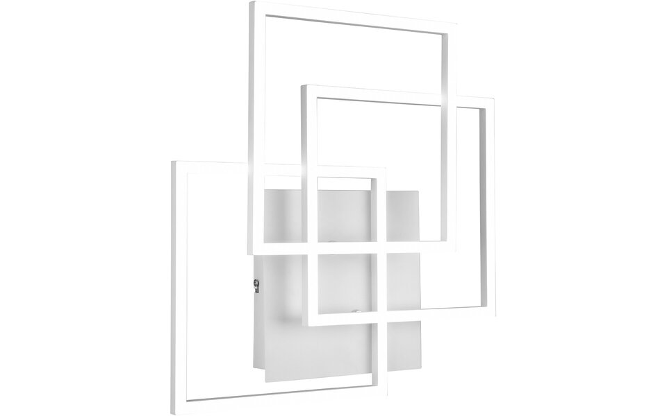 HLW LED LED Ceiling Light - Trion Mibal - 28W - Adjustable Color - Remote Control - Dimmable - Rectangle - Matte White - Aluminum