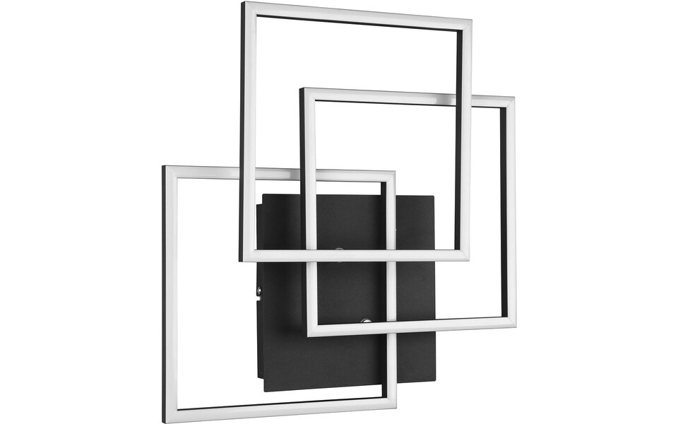 HLW LED LED Ceiling Lamp - Trion Mibal - 28W - Adjustable Color - Remote Control - Dimmable - Rectangle - Matte Black - Aluminum HLW LED LED Ceiling Lamp - Trion Mibal - 28W - Adjustable Color - Remote Control - Dimmable - Rectangle - Matte Black - Aluminum