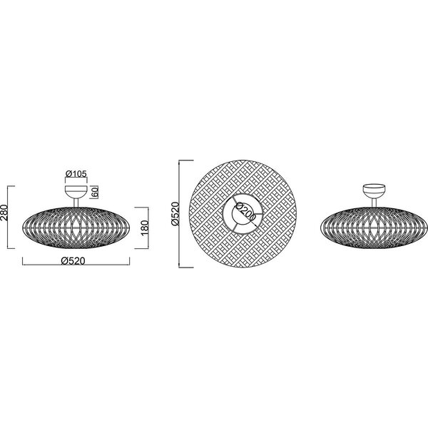 HLW LED LED Plafondlamp - Plafondverlichting - Trion Hetra - E27 Fitting - 2-lichts - Rond - Mat Zwart - Aluminium HLW LED LED Plafondlamp - Plafondverlichting - Trion Hetra - E27 Fitting - 2-lichts - Rond - Mat Zwart - Aluminium