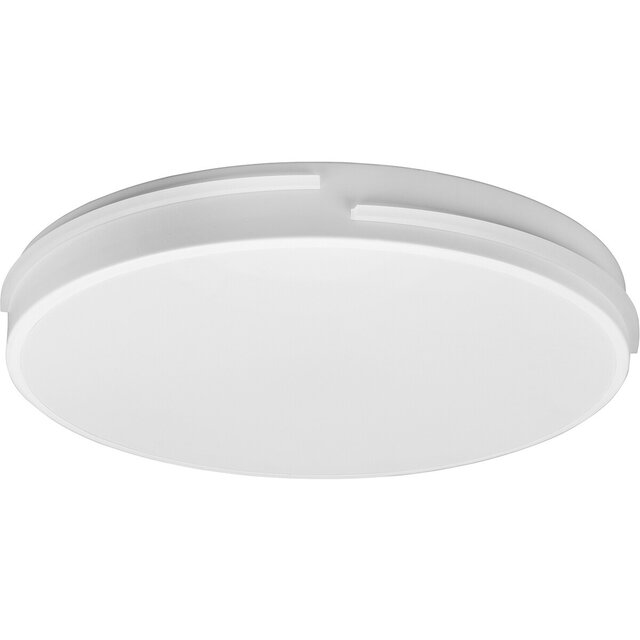 HLW LED LED Ceiling Lamp - Ceiling Lighting - Trion Tocomo - 24W - Dimmable - Adjustable Color - Remote Control - Round - Matte White - Aluminum