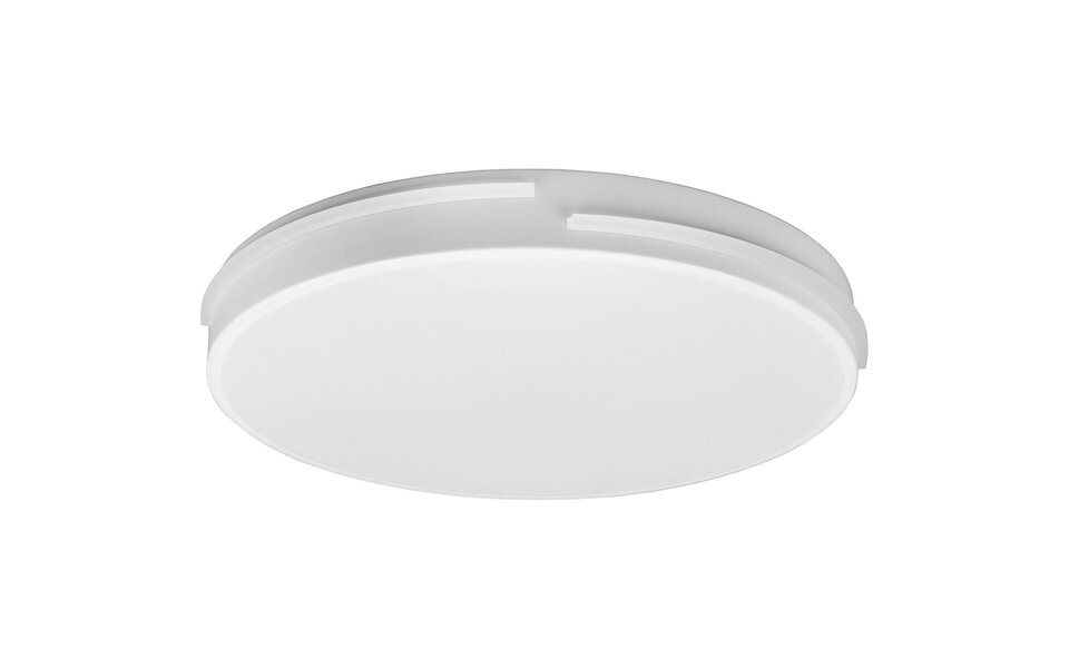HLW LED LED Plafondlamp - Plafondverlichting - Trion Tocomo - 24W - Dimbaar - Aanpasbare Kleur - Afstandsbediening - Rond - Mat Wit - Aluminium