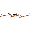 LED ceiling lamp Trion Bulloni Up & Down 36W matte brown