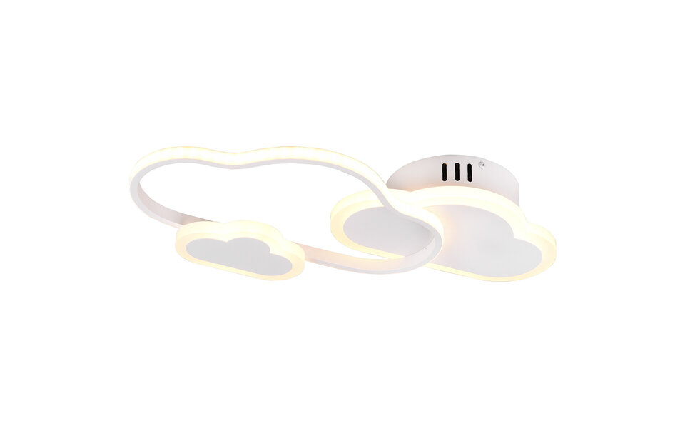 HLW LED LED Plafondlamp - Plafondverlichting - Trion Claudia - 29W - Warm Wit 3000K - RGBW - Dimbaar - Afstandsbediening - Rond - Mat Wit - Kunststof HLW LED LED Plafondlamp - Plafondverlichting - Trion Claudia - 29W - Warm Wit 3000K - RGBW - Dimbaar - Afstandsbediening - Rond - Mat Wit - Kunststof