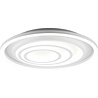 HLW LED LED Ceiling Light - Ceiling Lighting - Trion Kamaro - 40W - Dimmable - Adjustable Color - Remote Control - Round - Matte White - Aluminum