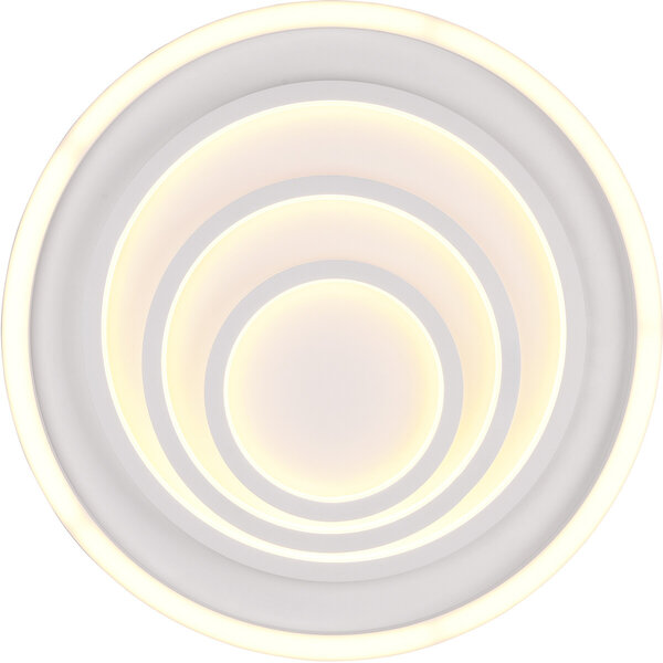 HLW LED LED Plafondlamp - Plafondverlichting - Trion Kamaro - 40W - Dimbaar - Aanpasbare Kleur - Afstandsbediening - Rond - Mat Wit - Aluminium HLW LED LED Plafondlamp - Plafondverlichting - Trion Kamaro - 40W - Dimbaar - Aanpasbare Kleur - Afstandsbediening - Rond - Mat Wit - Aluminium